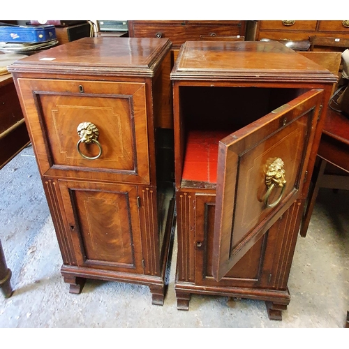 168 - A fabulous pair of early 19th Century Mahogany Pedestals (originally a sideboard).