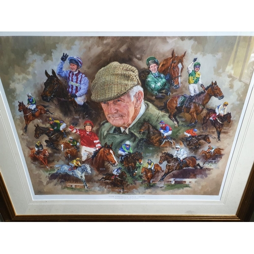 325 - A large collage limited Print after D C Tallon of Tom Costello (1932-2009). Master of his Craft. Sig... 