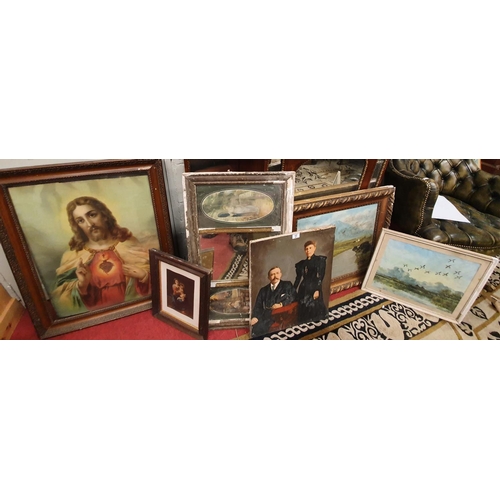 67 - A quantity of Vintage Pictures etc.