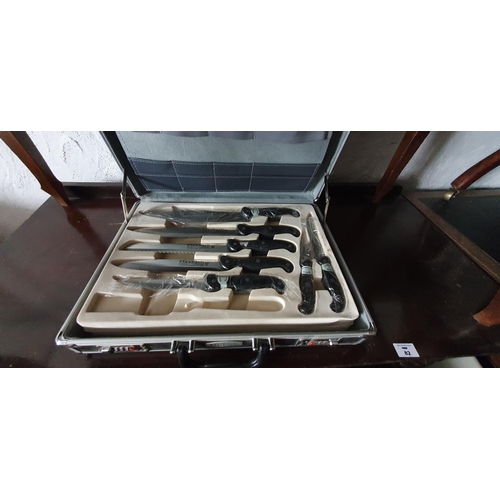 81 - A cased Maybach Carving Set.