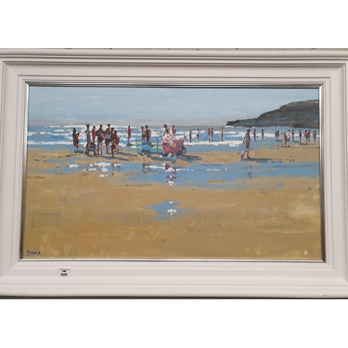 629 - An Oil on Board of Ballybunion by John Morris.
76 x 46 cms.