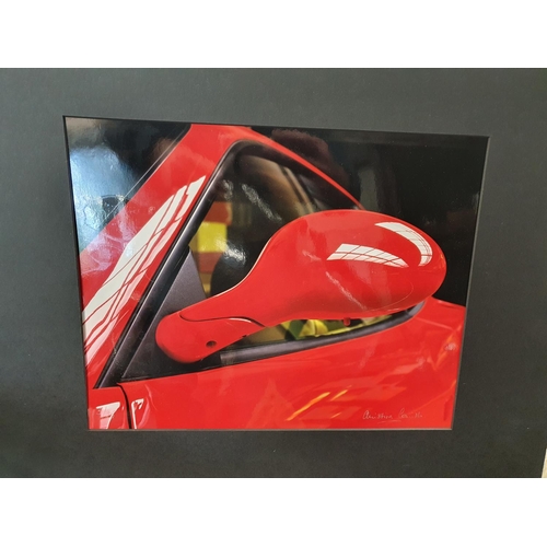 646 - A Photographic Print by Chez Pozzi, Paris 2002 of a Ferrari 550 Maranello. With inscription verso. 3... 