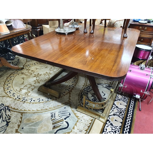 938 - A Fantastic Regency Mahogany Breakfast Table of superb quality in the manner of Gillows. With reeded... 