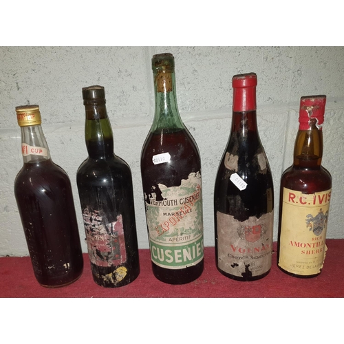 524 - A good quantity of Vintage Spirits and Wine.