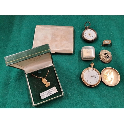 566 - A quantity of Pocket Watches and other Jewellery to include an Elgin National watch company pocket W... 