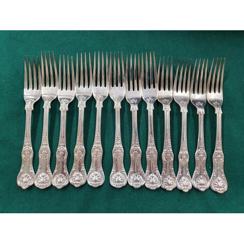 570 - A fantastic Silver Flatware dinner Service consisting of 12 Silver Table Spoons approx 40 ozs, 12 De... 