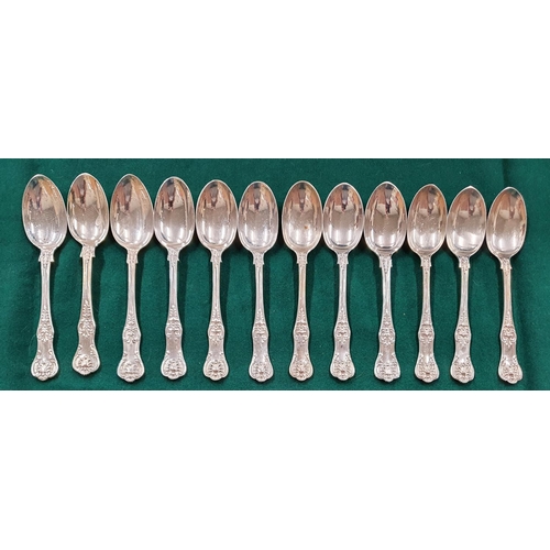 570 - A fantastic Silver Flatware dinner Service consisting of 12 Silver Table Spoons approx 40 ozs, 12 De... 