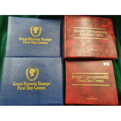 580 - A large quantity of First Day Covers of British Commonwealth.