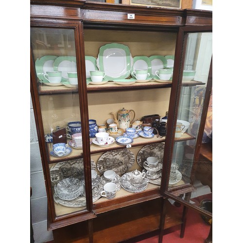 625 - Three shelves of Items to include Staffordshire pottery etc,  (Please note photo change).