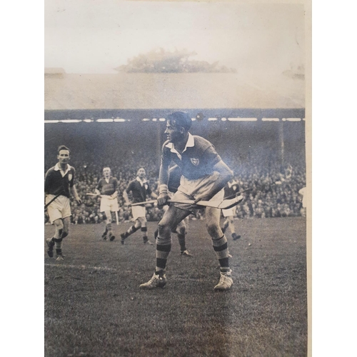 541 - Two very early hurling photographs. The left photo Tommy Doyle of Tipperary and the right hand photo... 