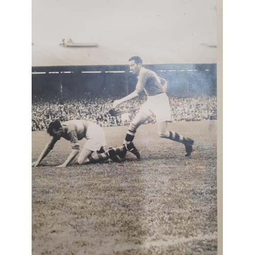 541 - Two very early hurling photographs. The left photo Tommy Doyle of Tipperary and the right hand photo... 