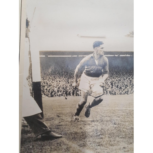 541 - Two very early hurling photographs. The left photo Tommy Doyle of Tipperary and the right hand photo... 