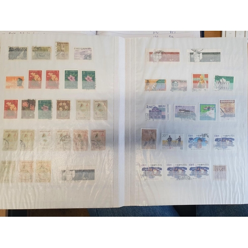 583b - A large stock book of Chinese Stamps.