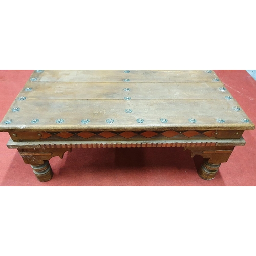 98 - KIEV PALACE: A Timber Painted Table.119w x 75 x 44h cms.