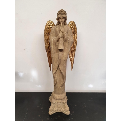 160 - PARIS CATHEDRAL: A large figure of an Angel.75h cms.