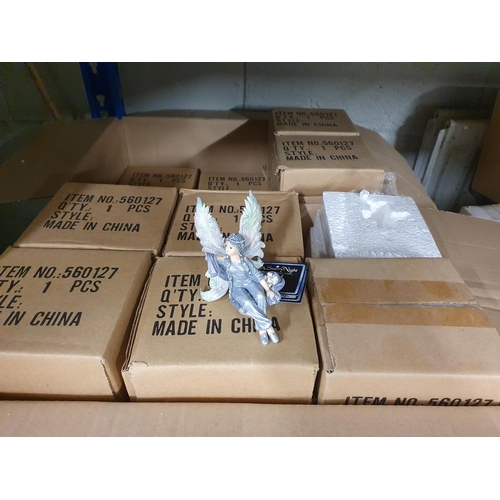 554 - A large quantity of boxed Angel Christmas Tree Decorations.