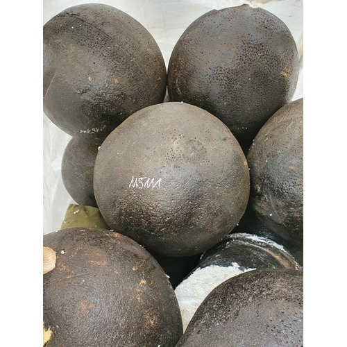 997 - A good quantity of large Cannon Balls.