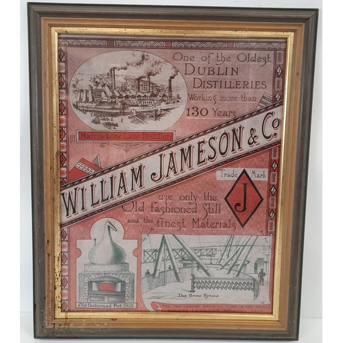 59 - A Coloured Print of William Jameson & Co Distillery.55 X 67 cms.