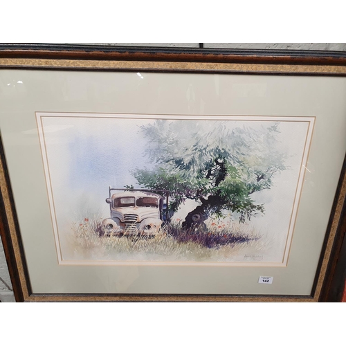 142 - A 20th Century Watercolour by Anne Wildey.Signed LR.