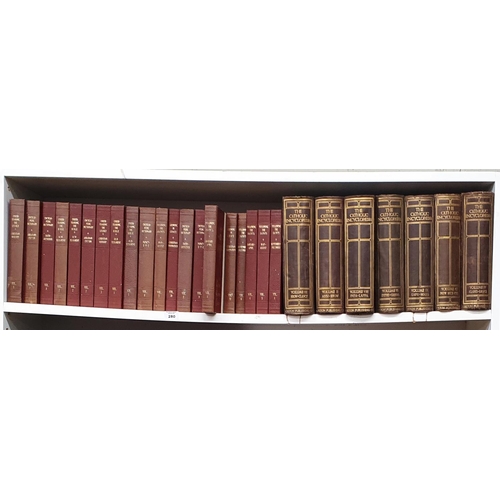 280 - Twenty volumes of The Catholic Laymans        Library along with other reference books.