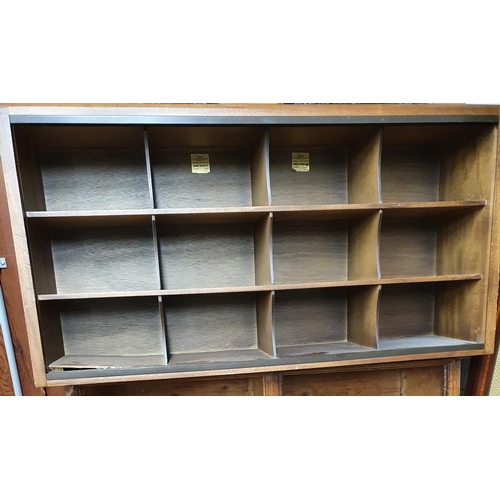 302 - An unusual 19th Century Walnut wall mounted Shelves with a drawered base.
W 86 X D 24 X H 131 cms.