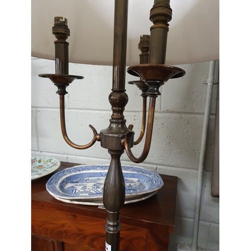 344 - A pair of Brass Standard Lamps.