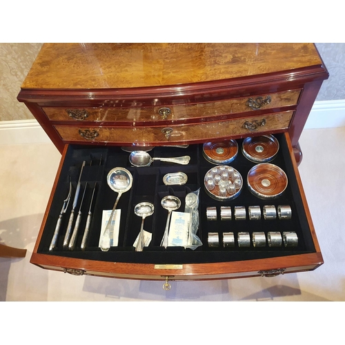 106 - The Most Amazing Sterling Silver twelve piece Canteen Service by Carr's of Sheffield,   with all the... 