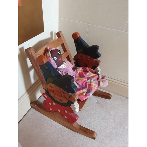 186 - A decorative Dolls Rocking Chair with doll.