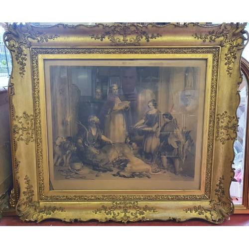 339 - A large 19th Century Engraving in its original 19th Century Gilt Frame.