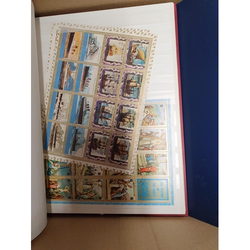 504 - Stamps: A large quantity of World Stamps in various stock books.