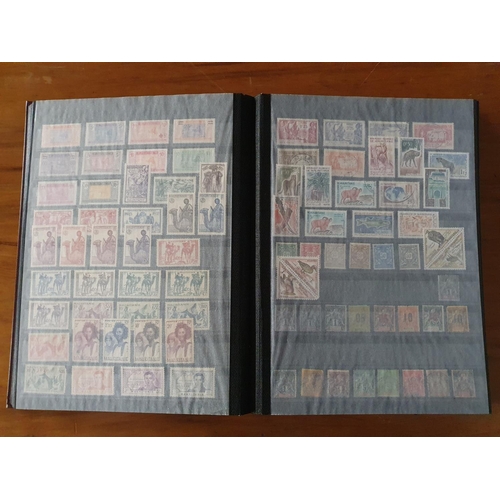 340 - Stamps: A large Ivory Coast to Portuguese colonies, Africa collection in 60 page stockbook.