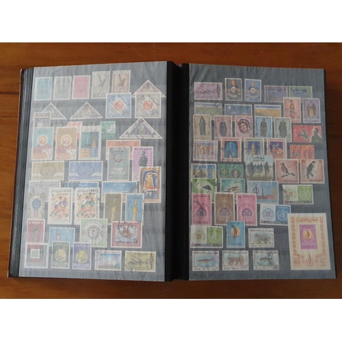 342 - Stamps: A large Abu Dhabi to Jordan, Middle East collection in 60 page stockbook.