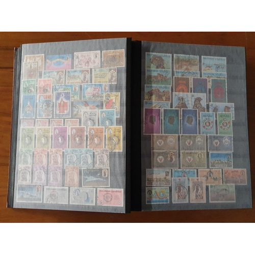 342 - Stamps: A large Abu Dhabi to Jordan, Middle East collection in 60 page stockbook.