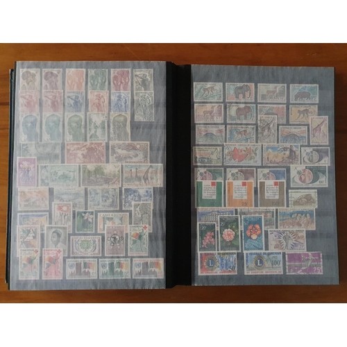 345 - Stamps: A large Algeria to Ethiopia, Africa collection in 60 page stockbook.