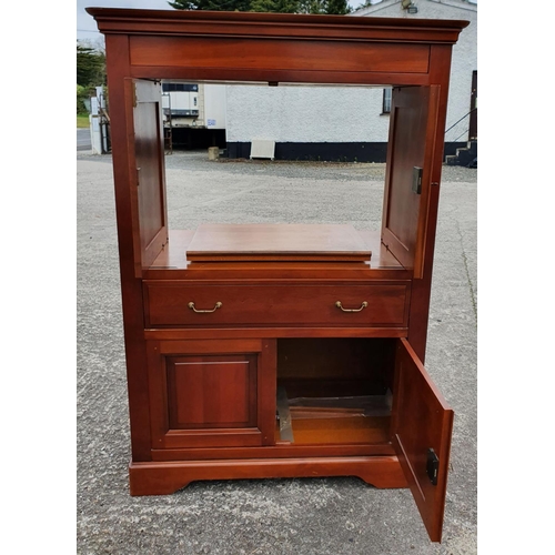 810 - A large Cherrywood Cabinet. W 117 x D 57 x H 152 cms approx.