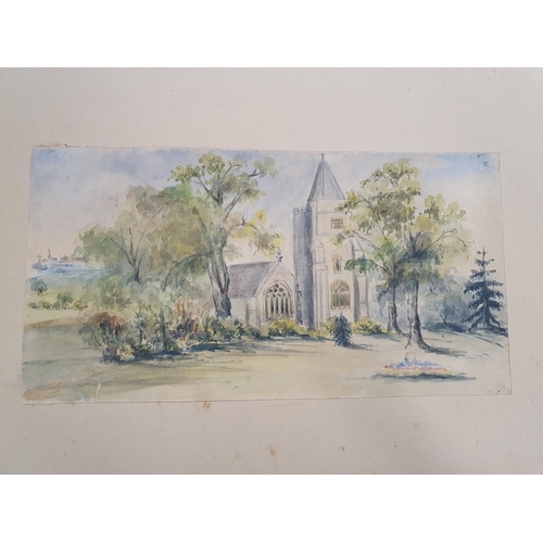 134 - A fantastic quantity of 19th Century Watercolours of Irish Scenes. 'Sketches of Nature'. Monogrammed... 