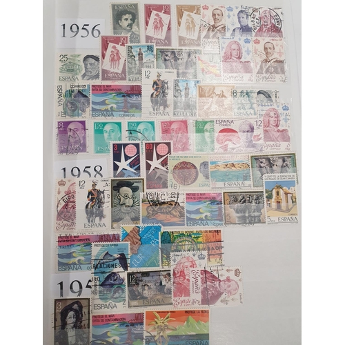 230 - A comprehensive stock book of Spanish Stamps.