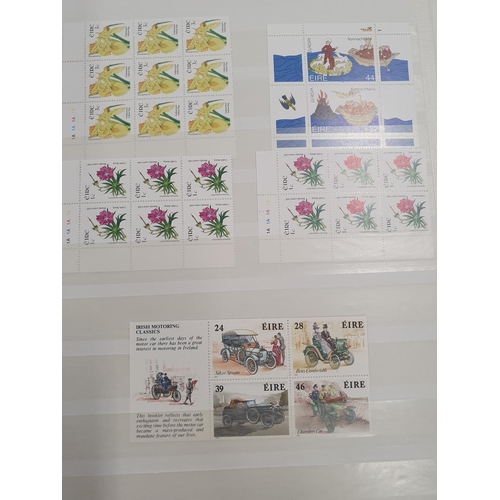 231 - One (1) stock book of pristine Irish stamps. Mint never hinged.