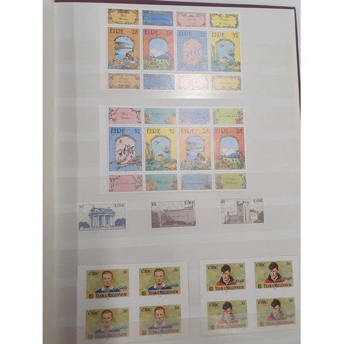 231 - One (1) stock book of pristine Irish stamps. Mint never hinged.