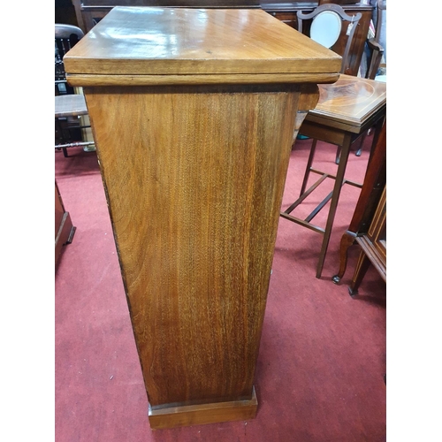 270 - A good 19th Century single door Walnut Side Cabinet. 51 x 35 x H 104 cms approx.