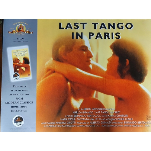 389 - A good selection of Movie Posters to include the Land Girls, Last Tango in Paris, The Last Supper, K... 