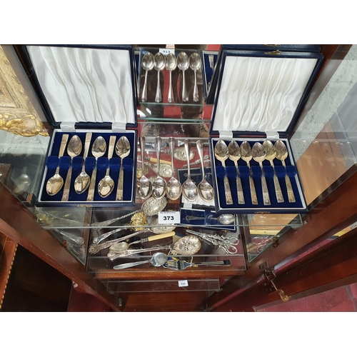 373 - A really good quantity of Silver Plated Flatware.