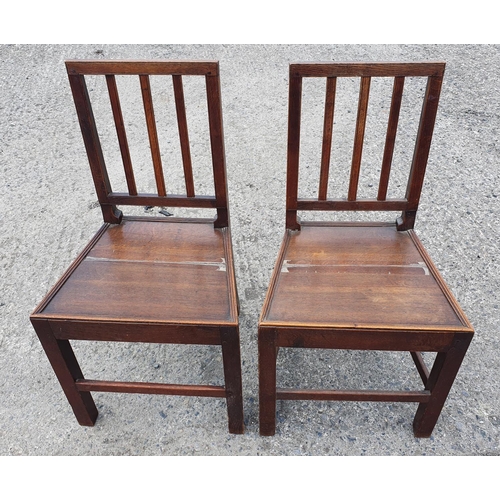 1072 - A good pair of Oak Provincial Chairs.