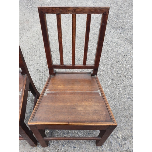 1072 - A good pair of Oak Provincial Chairs.