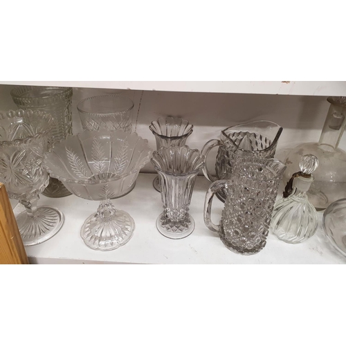 747 - A quantity of Crystal and Glass to include Vases.