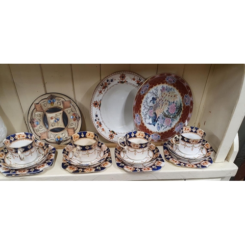 762 - A large quantity of Aynsley Wares and other items on one shelf.