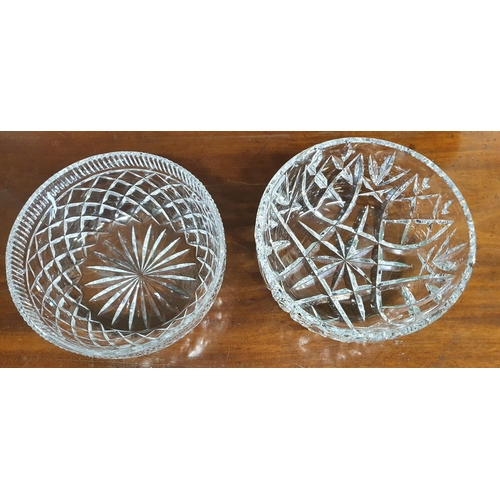 778 - Two Waterford Crystal Bowls. D 20 cms approx.