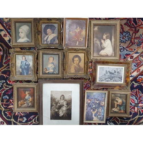 840 - A good quantity of miniature Pictures along with others.