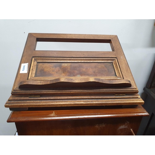 1006 - A Mahogany Book Rest. (Adjustable). 38 x 29 cms approx.