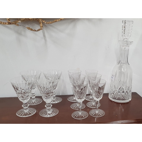 1011 - A good suite of Waterford Crystal items.